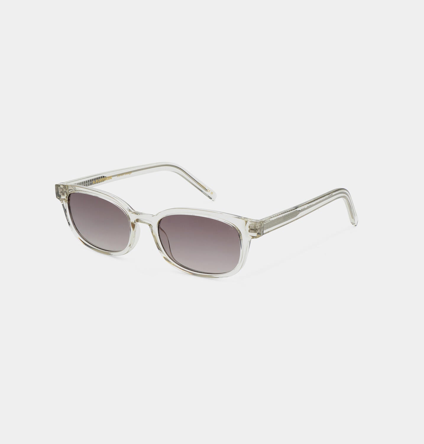 Charlie solbrille - Ecru Transparent